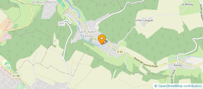 localisation de l'entreprise MONSIEUR JEREMY LEVASSEUR  SAINT-AUBIN-EPINAY