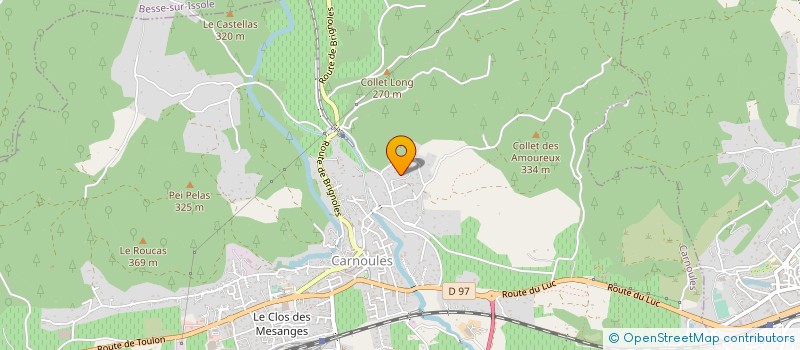 localisation de l'entreprise MONSIEUR JEREMY LEVEL  CARNOULES