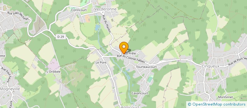 localisation de l'entreprise MONSIEUR JEREMY LEVEQUE  ANGICOURT