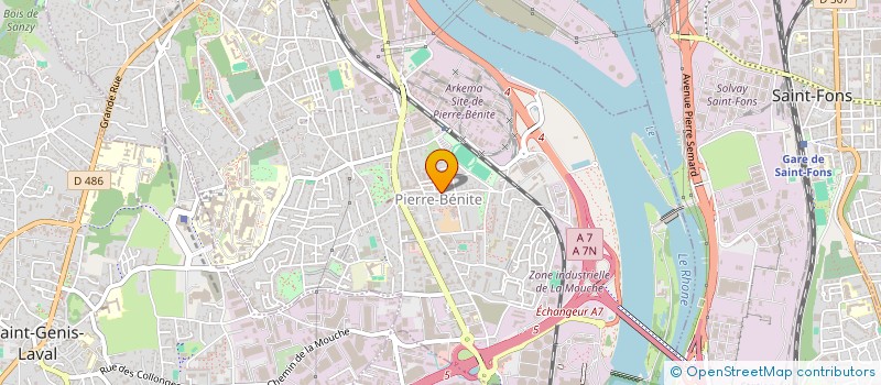 localisation de l'entreprise MONSIEUR JEREMY LEVY  OULLINS-PIERRE-BENITE