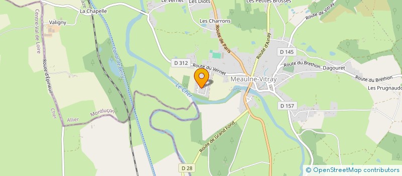 localisation de l'entreprise MONSIEUR JEREMY LICONNET  MEAULNE-VITRAY