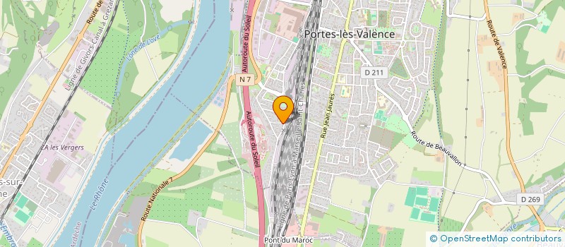 localisation de l'entreprise MONSIEUR JEREMY LOPEZ  PORTES LES VALENCE