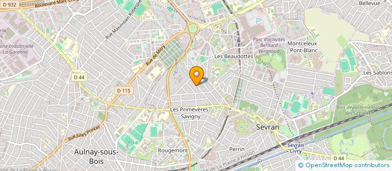 localisation de l'entreprise MONSIEUR JEREMY LOSANGE à SEVRAN