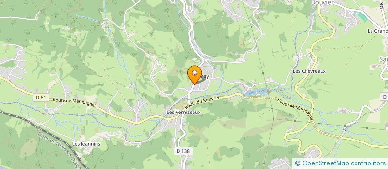 localisation de l'entreprise MONSIEUR JEREMY LOUIS  SAINT-SERNIN-DU-BOIS