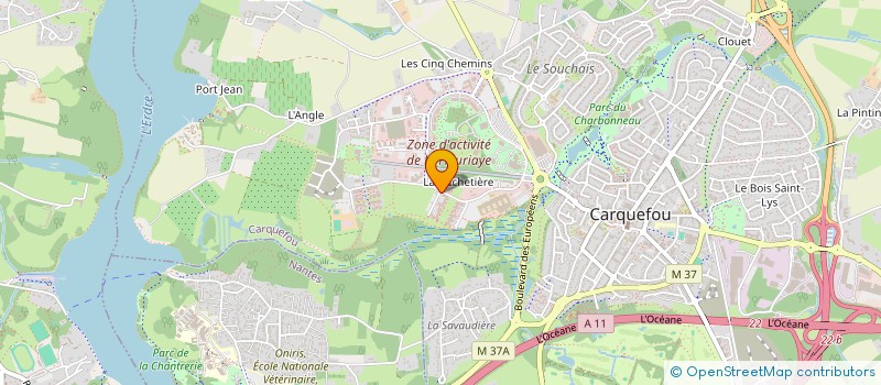 localisation de l'entreprise MONSIEUR JEREMY LOZACHMEUR  CARQUEFOU