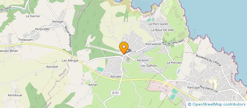 localisation de l'entreprise MONSIEUR JEREMY LUCAS  TREVENEUC