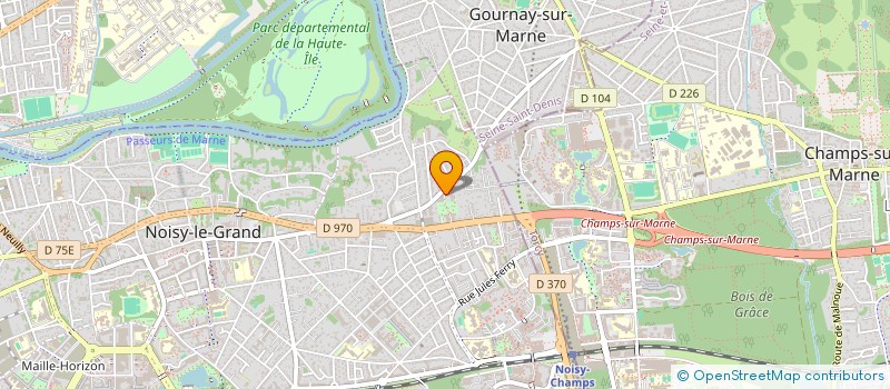 localisation de l'entreprise MONSIEUR JEREMY LUDE  NOISY-LE-GRAND