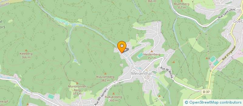 localisation de l'entreprise MONSIEUR JEREMY LUDWIG  MEISENTHAL