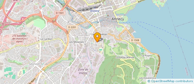 localisation de l'entreprise MONSIEUR JEREMY LYARD à ANNECY