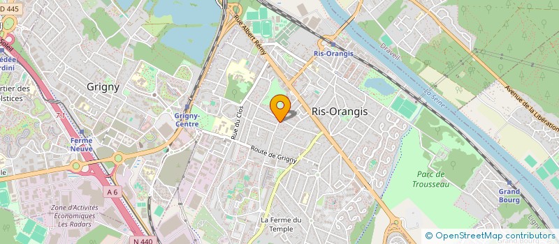 localisation de l'entreprise MONSIEUR JEREMY MACE  RIS-ORANGIS