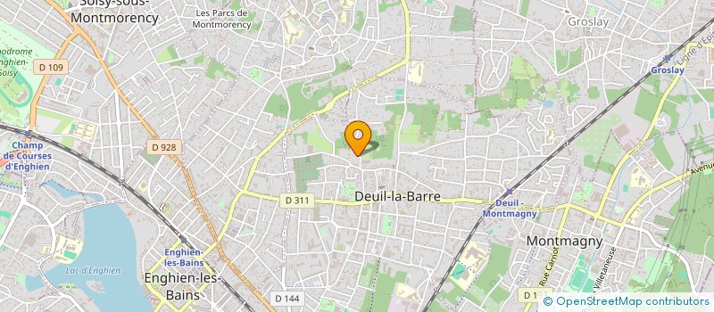 localisation de l'entreprise MONSIEUR JEREMY MACHADO  DEUIL-LA-BARRE