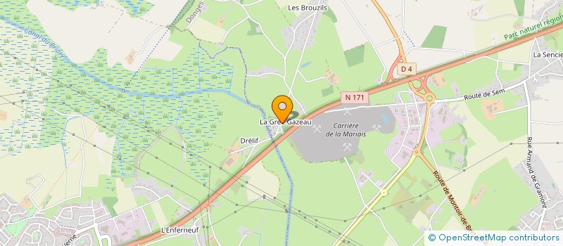 localisation de l'entreprise MONSIEUR JEREMY MAHE  DONGES