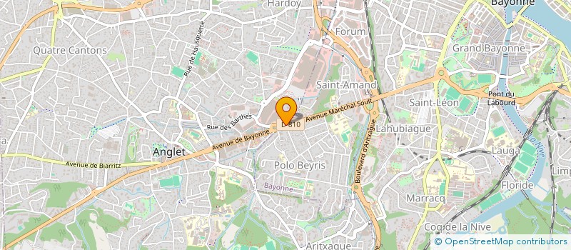 localisation de l'entreprise MONSIEUR JEREMY MAHIAS à BAYONNE