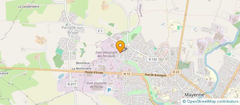 localisation de l'entreprise MONSIEUR JEREMY MAHOUIN  MAYENNE