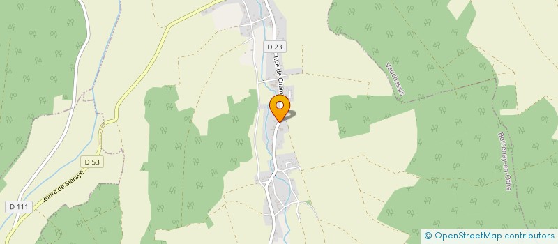 localisation de l'entreprise MONSIEUR JEREMY MAILLOT  BERCENAY-EN-OTHE