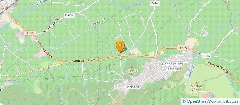 localisation de l'entreprise MONSIEUR JEREMY MANCUSO  CORBERE