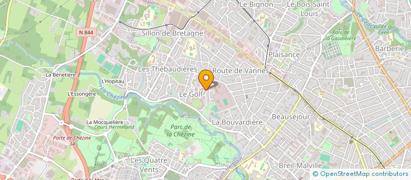 localisation de l'entreprise MONSIEUR JEREMY MANIERE  SAINT-HERBLAIN