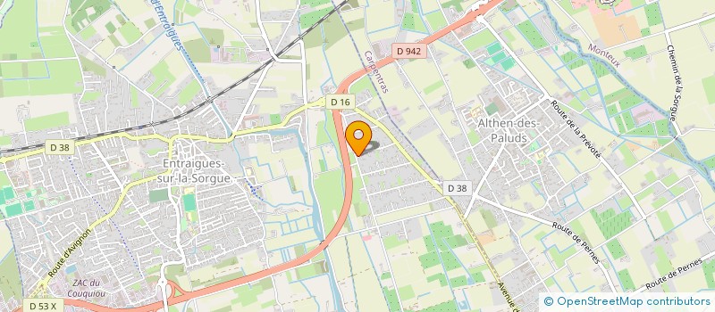 localisation de l'entreprise MONSIEUR JEREMY MARCAGGI  ENTRAIGUES-SUR-LA-SORGUE