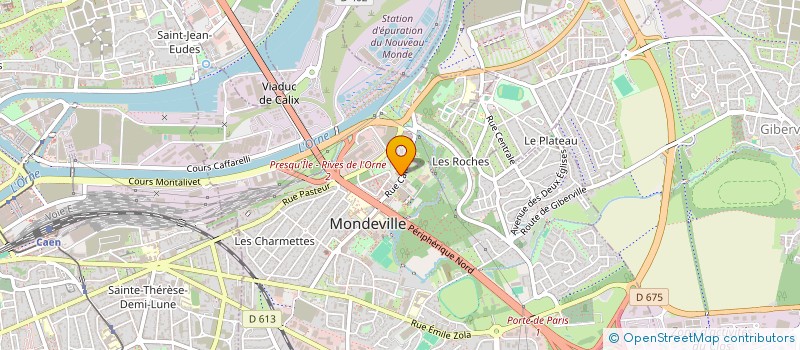 localisation de l'entreprise MONSIEUR JEREMY MARCHAND  MONDEVILLE