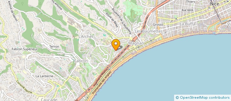 localisation de l'entreprise MONSIEUR JEREMY MARI à NICE