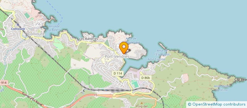 localisation de l'entreprise MONSIEUR JEREMY MARQUES BORRAS  PORT-VENDRES