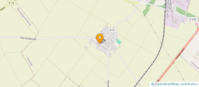 localisation de l'entreprise MONSIEUR JEREMY MARREIRO  POMACLE