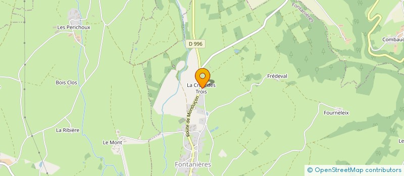 localisation de l'entreprise MONSIEUR JEREMY MARTIN  FONTANIERES