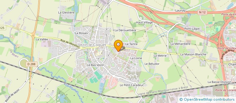 localisation de l'entreprise MONSIEUR JEREMY MARTIN  LE RHEU