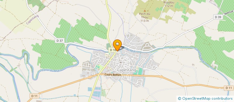 localisation de l'entreprise MONSIEUR JEREMY MARTIN  BEZIERS