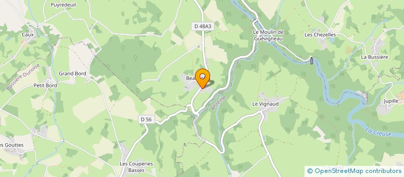 localisation de l'entreprise MONSIEUR JEREMY MARTIN  LA CELLE-DUNOISE