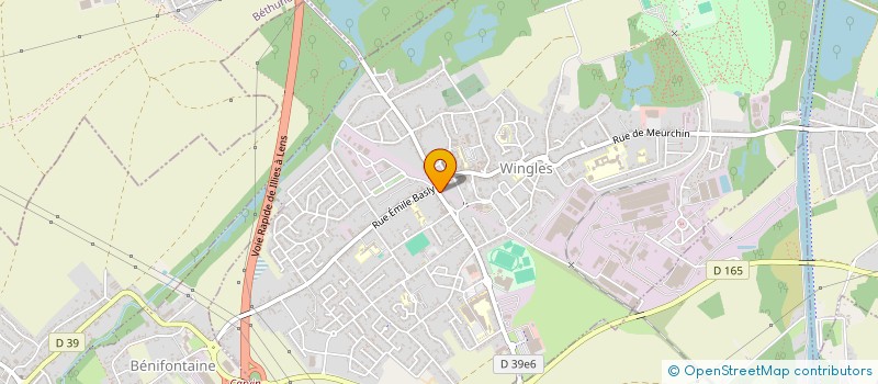 localisation de l'entreprise MONSIEUR JEREMY MARTINACHE  WINGLES