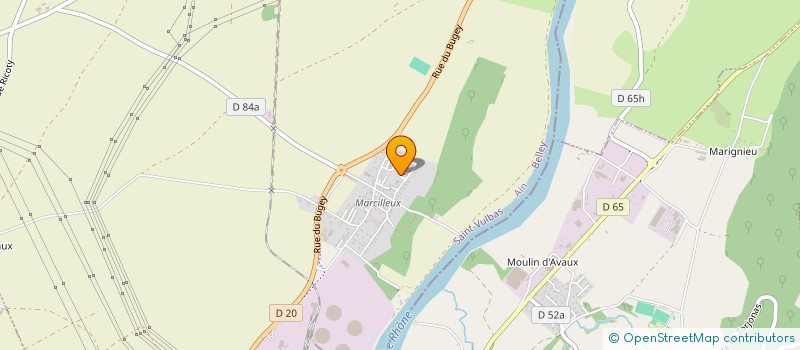 localisation de l'entreprise MONSIEUR JEREMY MARTINET  SAINT-VULBAS