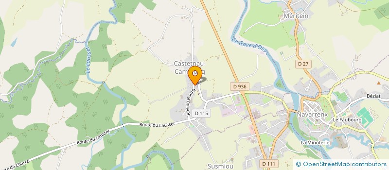 localisation de l'entreprise MONSIEUR JEREMY MARTINEZ  CASTETNAU-CAMBLONG