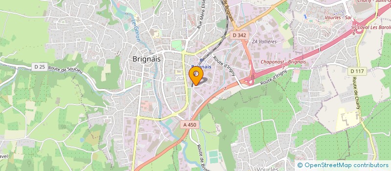 localisation de l'entreprise MONSIEUR JEREMY MARTINEZ à BRIGNAIS