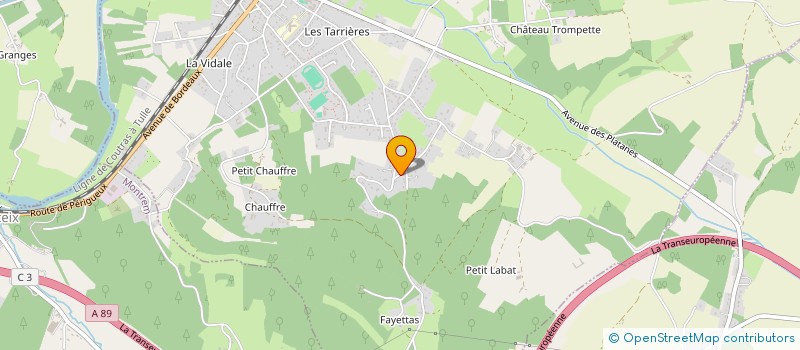 localisation de l'entreprise MONSIEUR JEREMY MARTY  RAZAC-SUR-L'ISLE