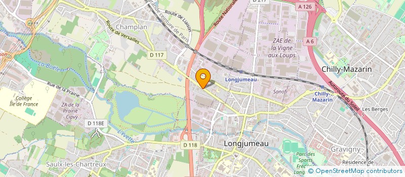 localisation de l'entreprise MONSIEUR JEREMY MASCARENHAS  CHAMPLAN