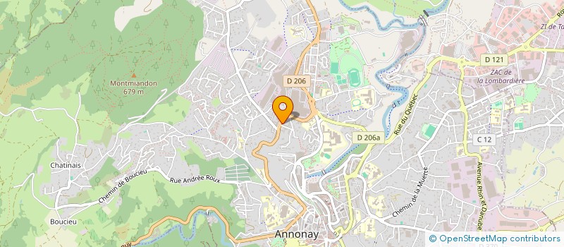 localisation de l'entreprise MONSIEUR JEREMY MATRAY  ANNONAY