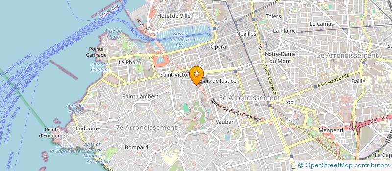 localisation de l'entreprise MONSIEUR JEREMY MAUREL  MARSEILLE
