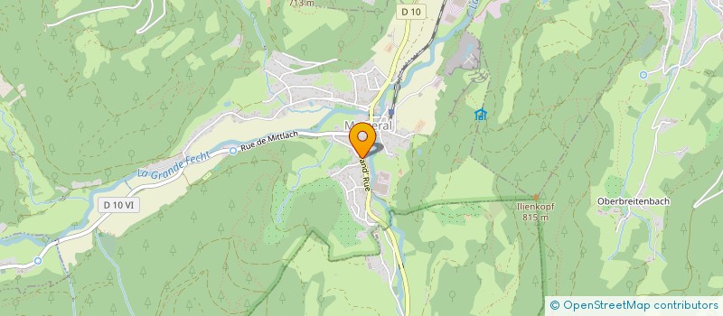 localisation de l'entreprise MONSIEUR JEREMY MAURER  METZERAL