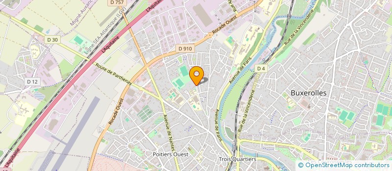 localisation de l'entreprise MONSIEUR JEREMY MAURICE SAFOU TCHIAMA  POITIERS