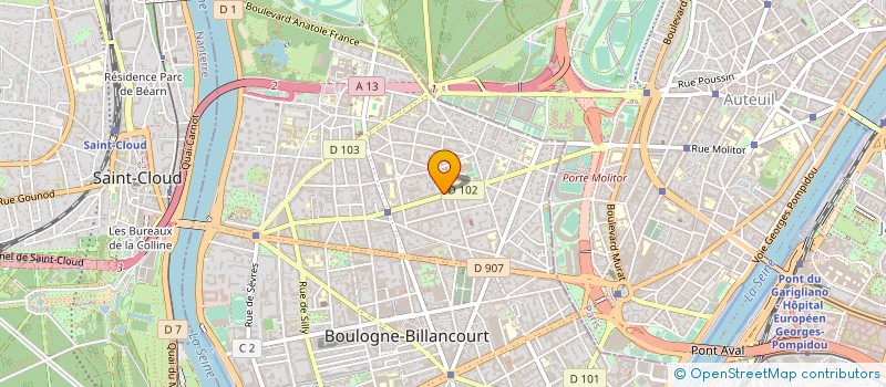 localisation de l'entreprise MONSIEUR JEREMY MAXWELL à BOULOGNE-BILLANCOURT