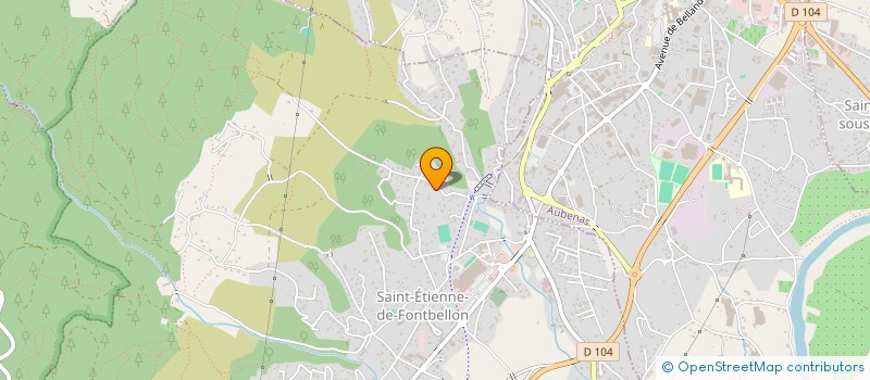 localisation de l'entreprise MONSIEUR JEREMY MAZOYER à SAINT-ETIENNE-DE-FONTBELLON