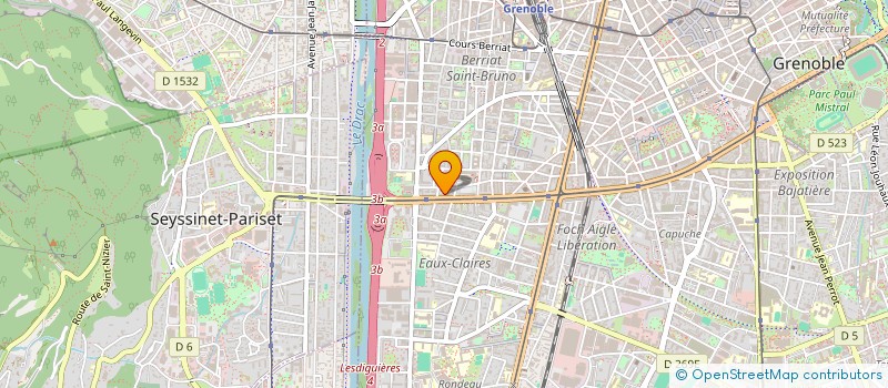 localisation de l'entreprise MONSIEUR JEREMY MEDICI à GRENOBLE