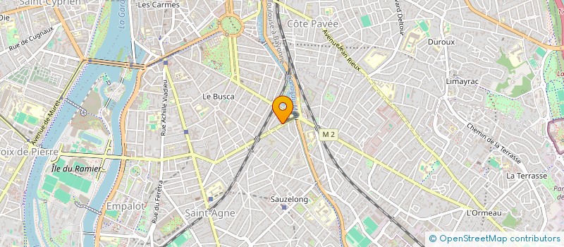 localisation de l'entreprise MONSIEUR JEREMY MELQUIONI  TOULOUSE