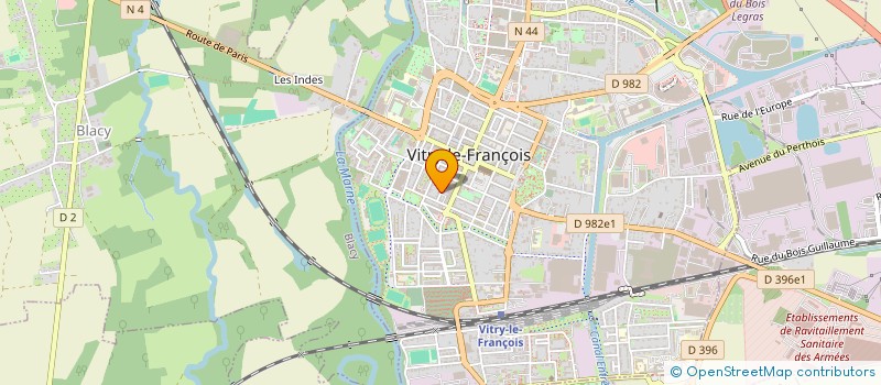 localisation de l'entreprise MONSIEUR JEREMY MERACOURT  VITRY-LE-FRANCOIS