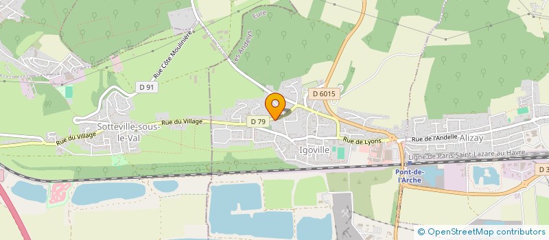 localisation de l'entreprise MONSIEUR JEREMY MERCIER  IGOVILLE