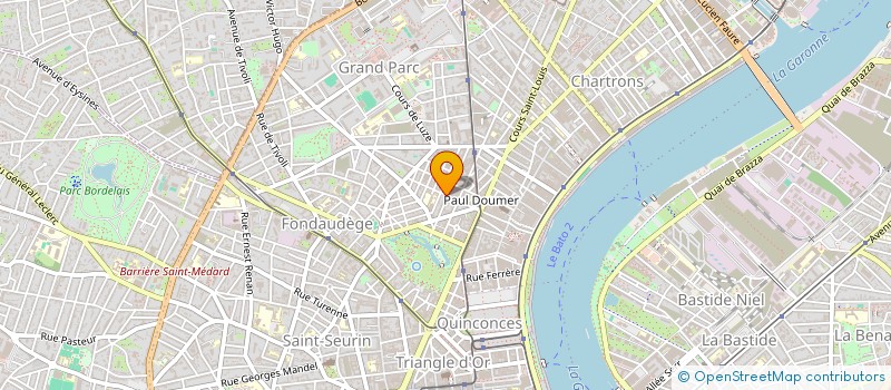 localisation de l'entreprise MONSIEUR JEREMY MERCIER  BORDEAUX