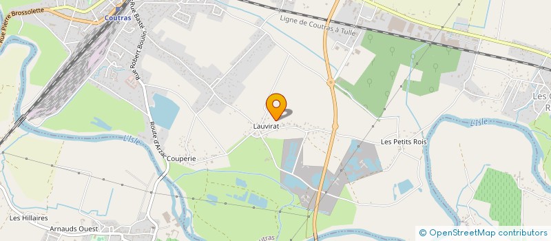 localisation de l'entreprise MONSIEUR JEREMY MERENS  COUTRAS