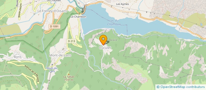 localisation de l'entreprise MONSIEUR JEREMY MERLE  LES DEUX ALPES