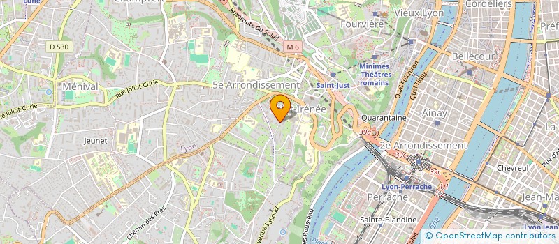 localisation de l'entreprise MONSIEUR JEREMY MERLE  LYON